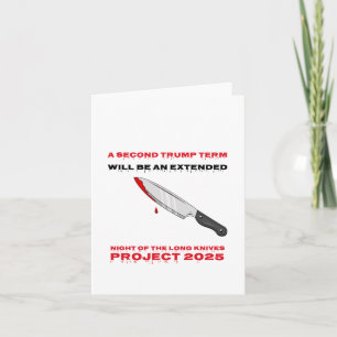Second Trump Term Project 2025  Card
