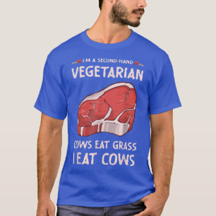 Secondhand Vegetarian Funny BBQ Grilling 1272 T-Shirt