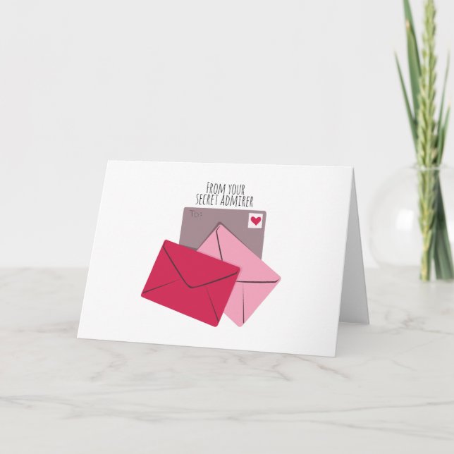 Secret Admirer Holiday Card (Front)