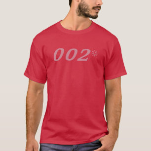 Secret Agent 002 Zero Zero Two Pickleball T-Shirt