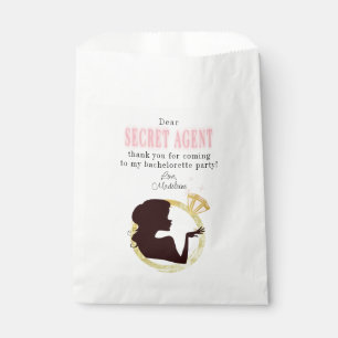 Secret Agent License Party Bachelorette Itinerary Favour Bag