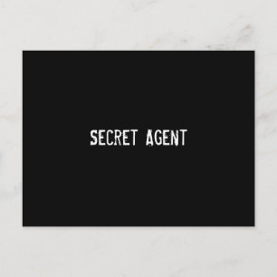 Secret Agent Postcard