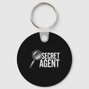 Secret Agent - Secret Agent Costume Inspector Spy  Key Ring