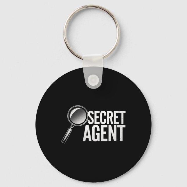Secret Agent - Secret Agent Costume Inspector Spy  Key Ring (Front)