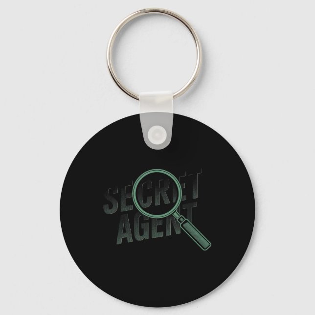 Secret Agent - Secret Agent Costume Inspector Spy  Key Ring (Front)