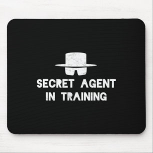 Secret Agent Training Halloween Costume Spy Adults Mouse Pad