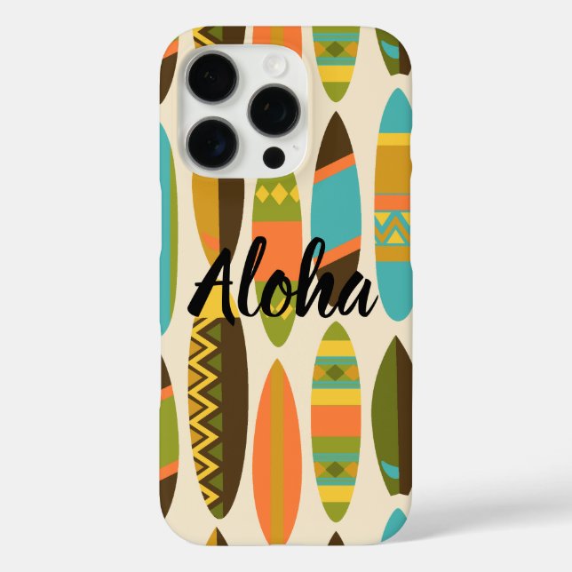 Secret Beach Hawaiian Surfboards - Turquoise Case-Mate iPhone Case (Back)