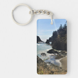Secret Beach, Samuel H. Boardman, Oregon Key Ring