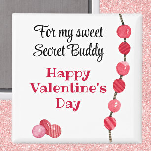 Secret Buddy, Happy Valentine's Day 2-inch Magnet