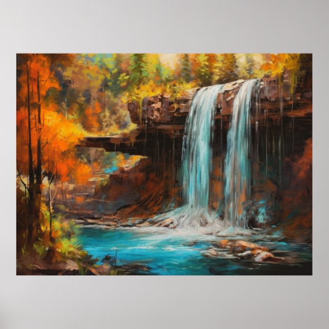 Secret Chilling Place in Autumn Fine Art Poster (Front)