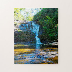 Secret Falls North Carolina. Jigsaw Puzzle