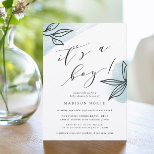 Secret Garden Baby Shower Invitation