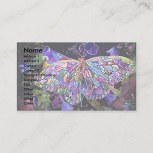Secret Garden Butterfly Business Card