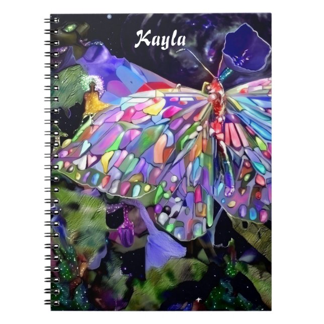 Secret Garden Butterfly  Notebook (Front)