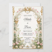  Secret Garden Floral Arch Wedding Printable