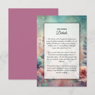 Secret Garden in Evening Glow Enclosure Card