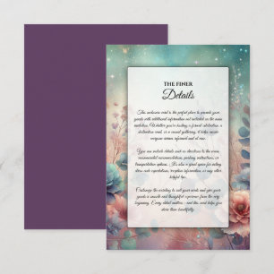 Secret Garden in Evening Glow Enclosure Card