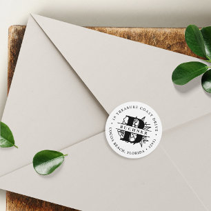 Secret Garden Return Address Classic Round Sticker