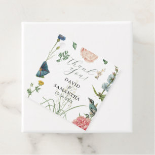 Secret Garden Wildflowers Frame Favour Tags