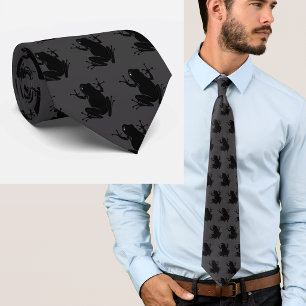 Secret Heart Frog Minimalist Graphic Tie