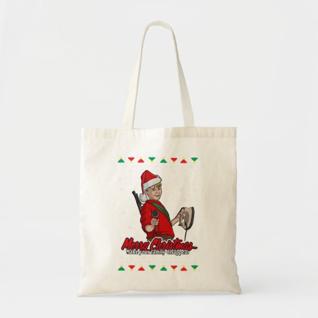 Secret Home Alone Gifts Movie Fan Tote Bag (Front)