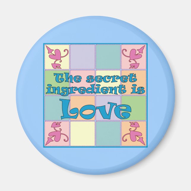 Secret Ingredient (Blue) Magnet (Front)