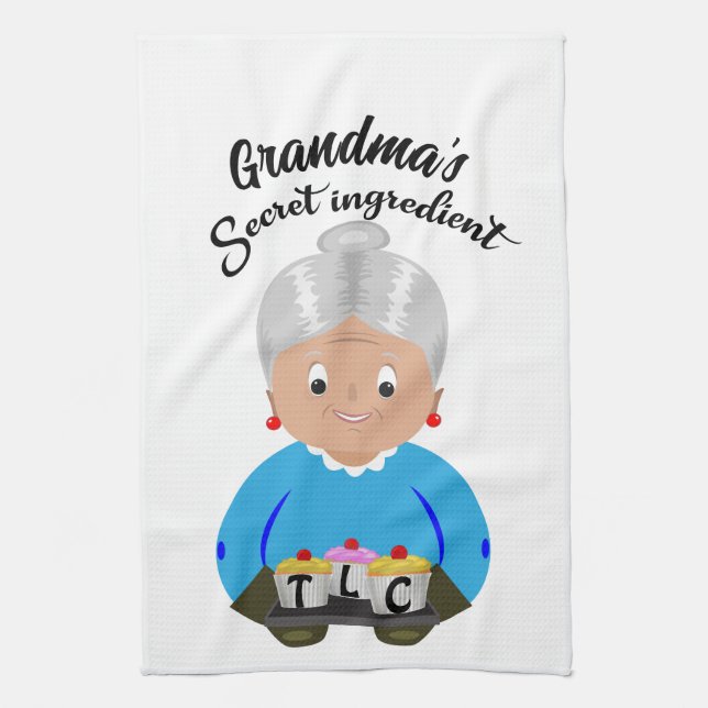 Secret Ingredient kitchen towel (Vertical)
