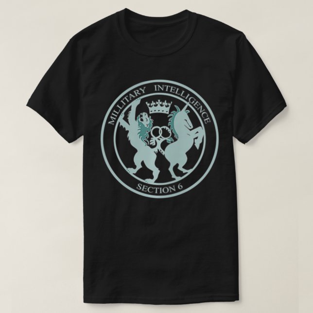 Secret Intelligence Service SIS MI6 UK Spy Agency  T-Shirt (Design Front)