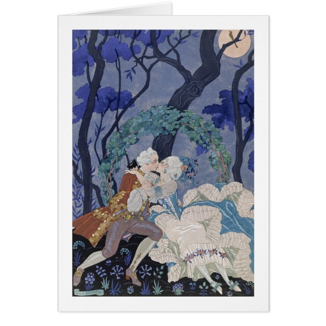 Secret Kiss, illustration for 'Fetes Galantes' by (Front)