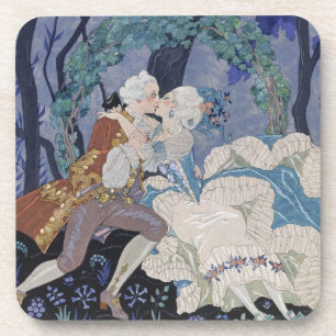 Secret Kiss, illustration for 'Fetes Galantes' by Coaster