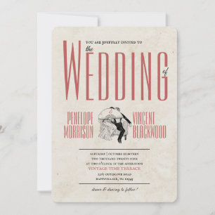 Secret Kiss Wedding Invitation