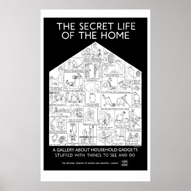 Secret life of the home poster (Front)