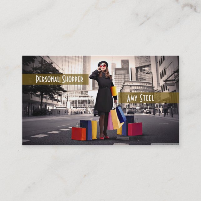 Secret, Mystery Shopper Business Card (Front)