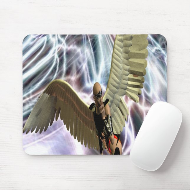 Secret of an Angel Mouse Pad (With Mouse)