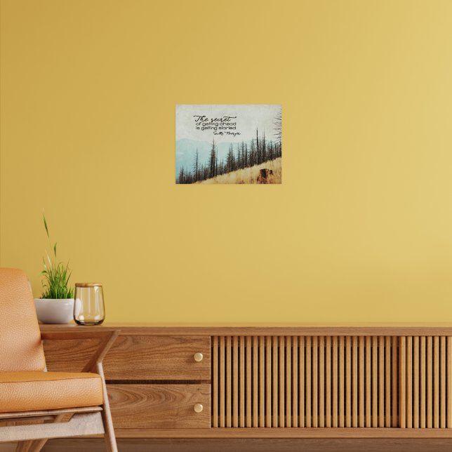 Secret Of Getting Ahead Poster (Living Room 2)