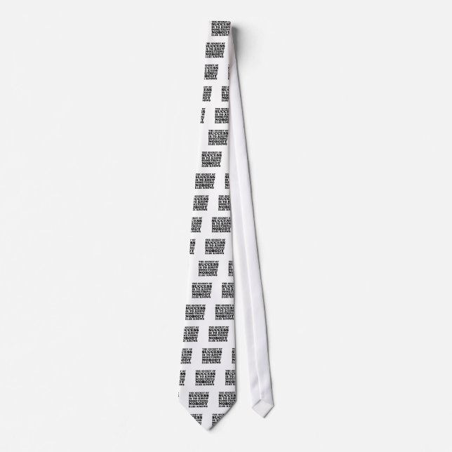 Secret of success tie (Front)