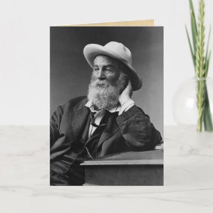 "Secret of the best person" Walt Whitman Quote Card