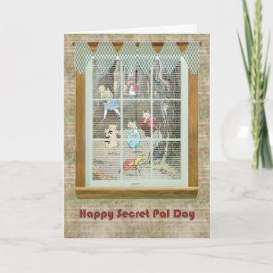 Secret Pal Day, Vintage Fairy Tale Characters Card