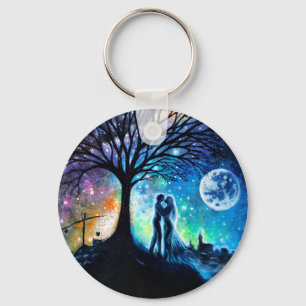 Secret rendevous after midnight key ring