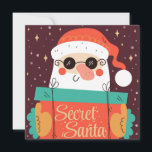 Secret Santa Christmas Card<br><div class="desc">A fun secret Santa design.</div>