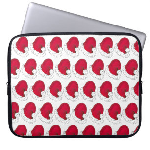 Secret Santa Claus Ho Ho Ho Red Christmas Holiday Laptop Sleeve
