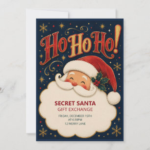 Secret Santa Gift Exchange Invitation