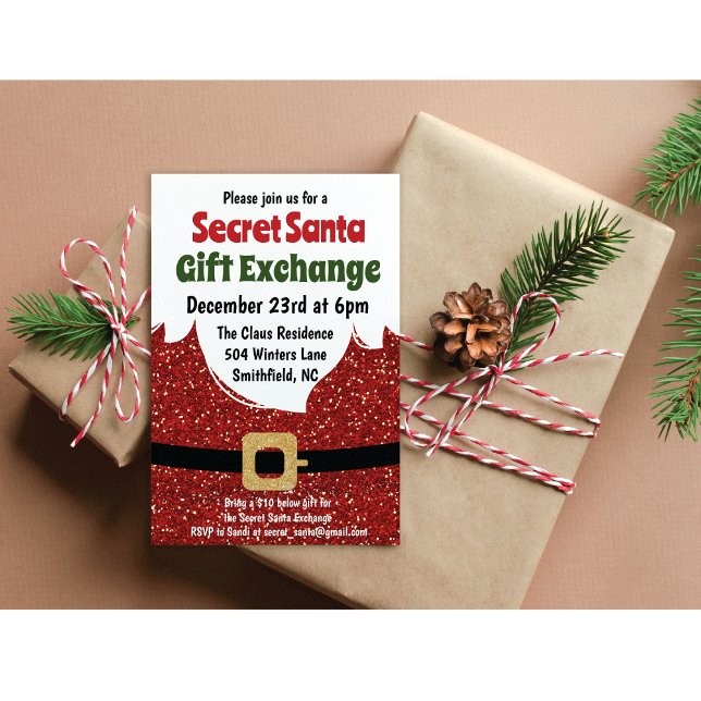 Secret Santa Gift Exchange Invitation (Creator Uploaded)