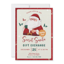 Secret Santa Gift Exchange Invite