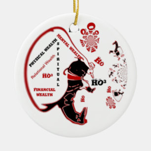 Secret Santa Gift – Prosperity & Wealth Ceramic Tree Decoration