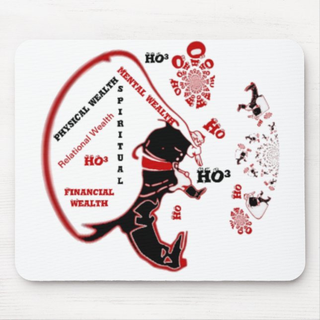 Secret Santa Gift – Prosperity & Wealth Mouse Pad (Front)