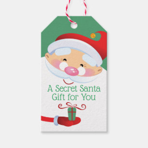 secret santa gift tags gift enclosures zazzle com au from santa tag