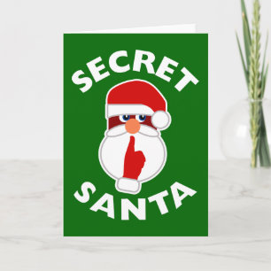 Secret Santa Holiday Card