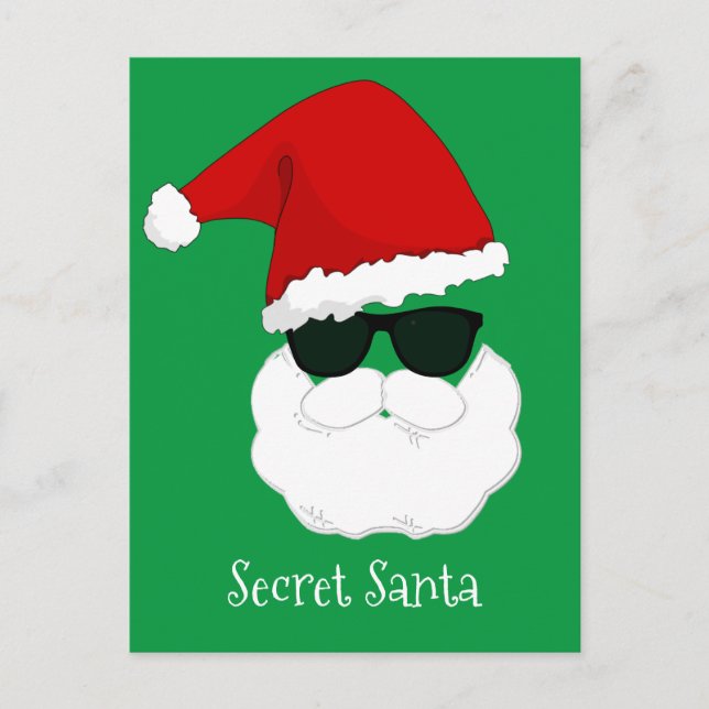 Secret Santa Holiday Postcard (Front)