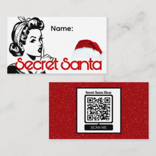Secret Santa Name Card